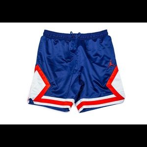 Jordan Satin Diamond Blue/Red Shorts